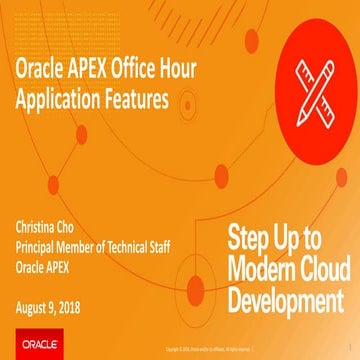 Oracle APEX Application Features | PPT
