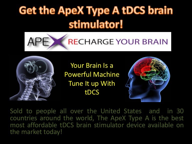 Apex device a t dcs brain stimulator