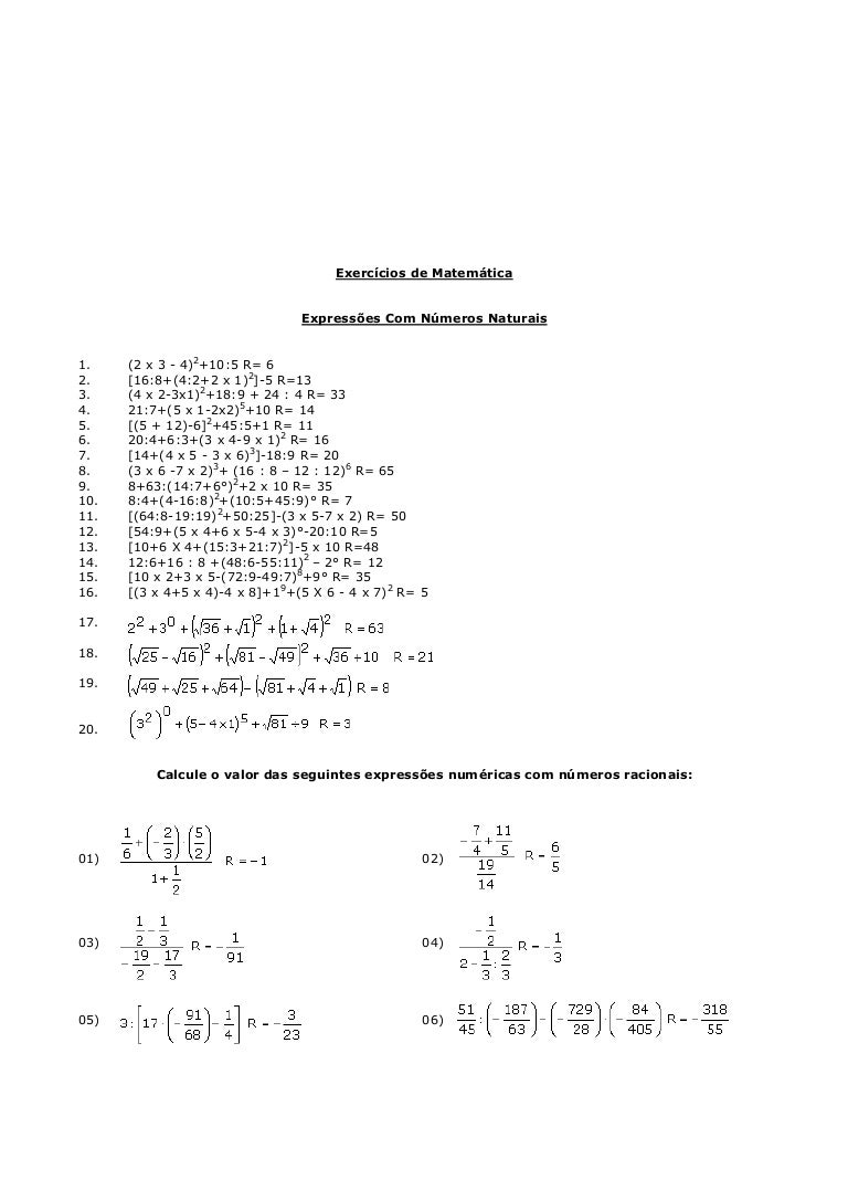 Ap Exercicios Matematica Respostas 001