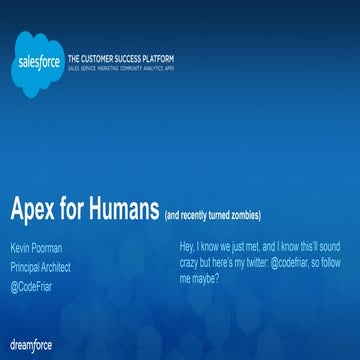 Apex for humans