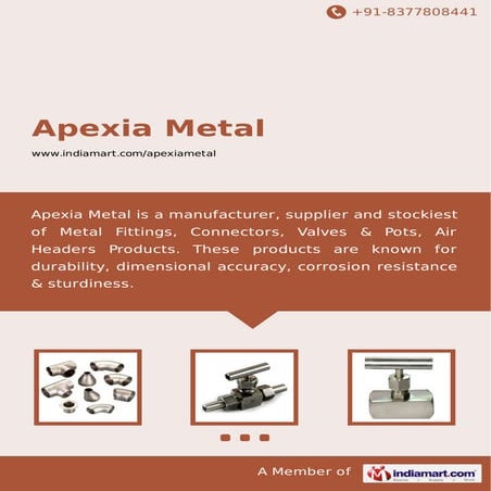 Apexia Metal, Mumbai, Metal Fittings