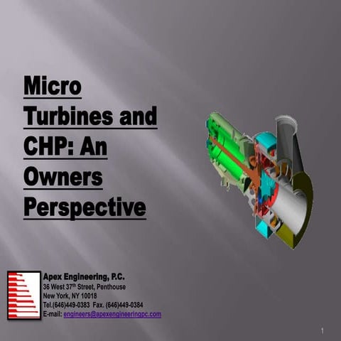Apex Microturbine Powerpoint