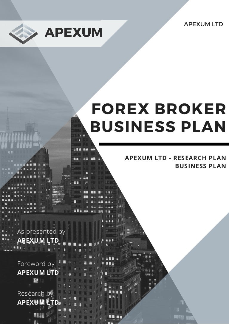 forex brokerage business plan