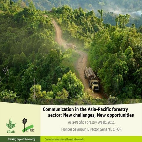 Communication in the Asia-Pacific forestry sector: new challenges, new opport...