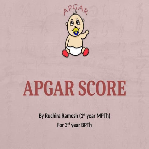 Apgar score | PPT