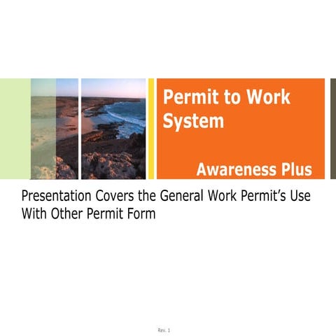 General or Cold work permit to work procedures