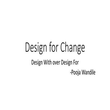 Design For Change