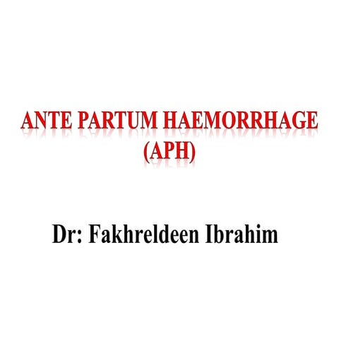 APH(Antepartum Hemorrhage)& PPH(Postpartum hemorrhage).pptx