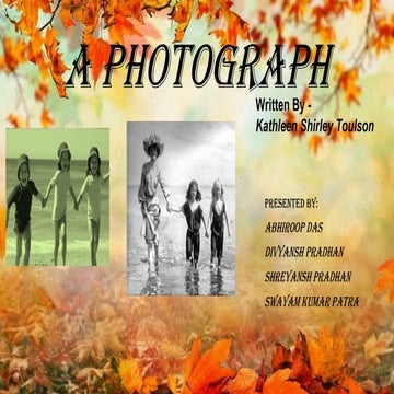 A Photograph PPT (1).pptx | Poetry | Books and Literature