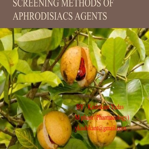Aphrodisiacs agents by Kashikant Yadav