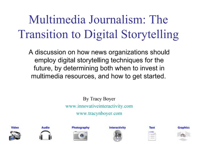 How to create a multimedia presentation