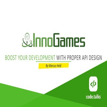 Boost Your Development With Proper API Design