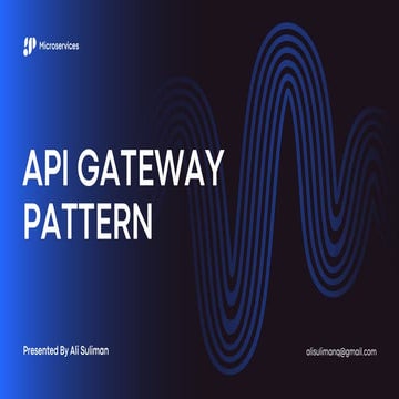 Microservices - API Gateway Design Pattern | PPT