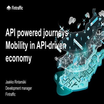 apidays Helsinki & North 2025 - API-Powered Journeys: Mobility in an API-Driv...