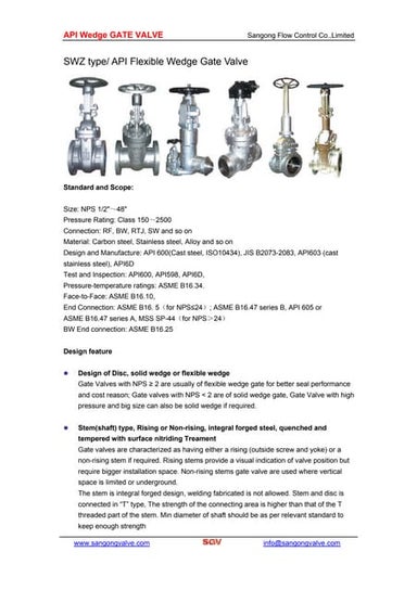 Api wedge-gate-valve - 2010