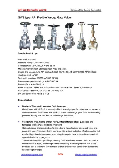 Api wedge-gate-valve - 2010