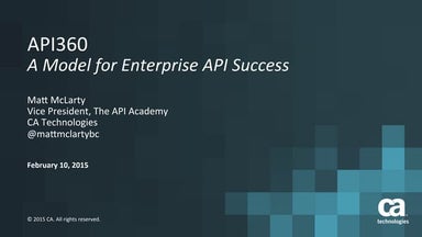 API360 – A How-To Guide for Enterprise APIs - Learn how to position your ente...