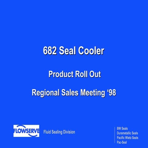 mechanical seal API 682 plan with cooler | PPT