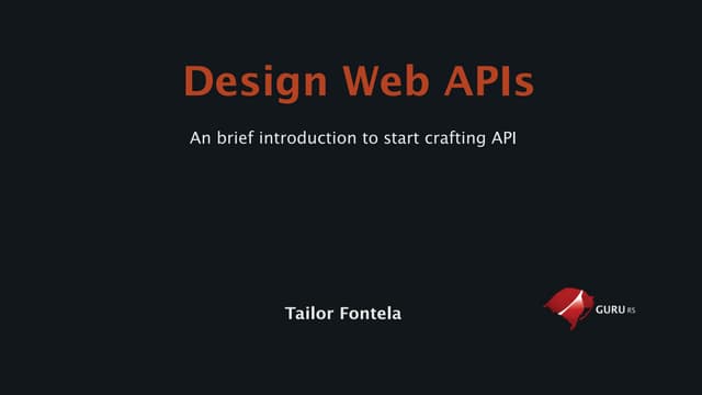 Design Web Api