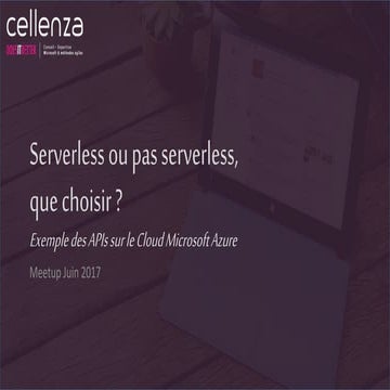 APIs dans Azure : serverless ou pas serverless?