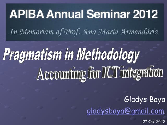 Accounting for ICT integration
