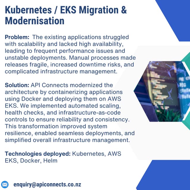 Kubernetes / EKS Migration & Modernisation | PDF