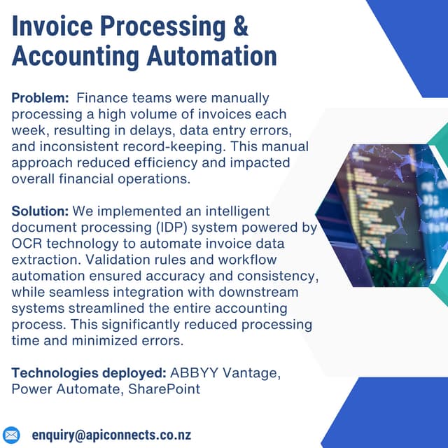 Invoice Processing & Accounting Automation | PDF