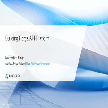API Craft : Building Autodesk Forge APIs