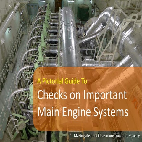 A Pictorial Guide to Checks on Important Main Engine Systems