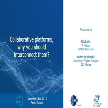 Collaborative platforms, why we should interconnect them ?