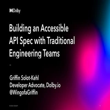 apidays LIVE Helsinki & North 2022_Building an Accessible API Spec with Tradi...