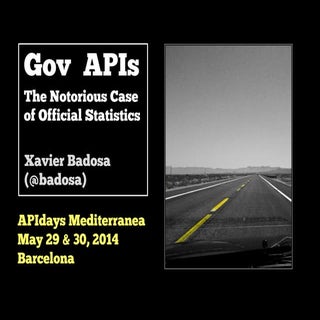 Gov APIs: The Notorious Case of Off...