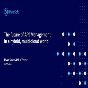 INTERFACE, by apidays  - The future of API Management in a hybrid, multi-clou...