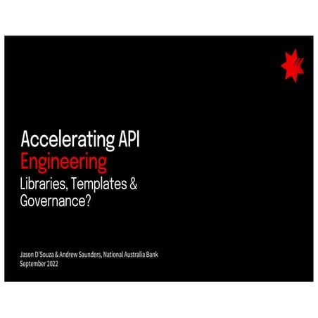 apidays Australia 2022 - Accelerating API Engineering, Jason D'Souza ...