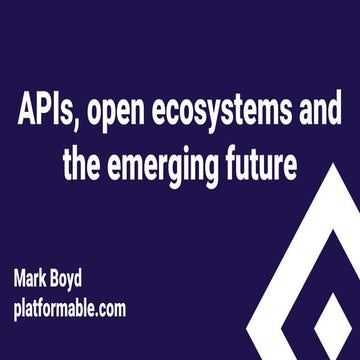 apidays LIVE Australia 2021 - APIs, open ecosystems, and the emerging future ...