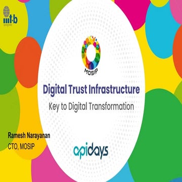 apidays LIVE India - Digital Trust Infrastructure - Key to digital transforma...