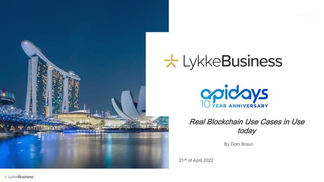 Real Blockchain Use Cases.pdf