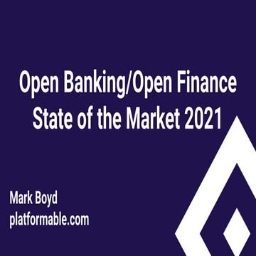 apidays LIVE New York 2021 - The State of Banking APIs 2021 by Mark Boyd