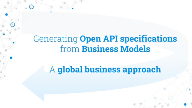 apidays LIVE Paris 2021 - Generating OpenAPIs from business models by Frederi...
