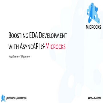 Apidays Paris 2023 - Boosting Event-Driven Development with AsyncAPI ...