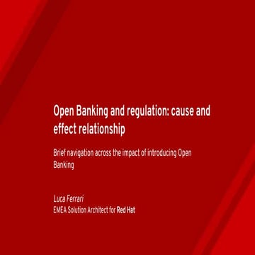 APIdays Singapore 2019 - Global Open Banking Frameworks and Standards: Luca F...