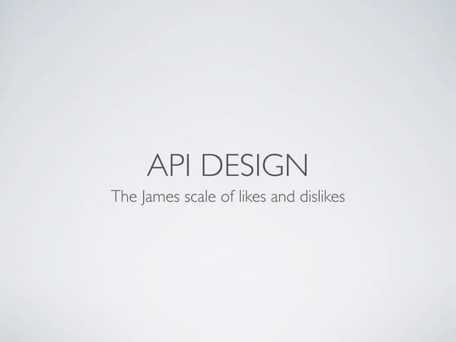 API Design