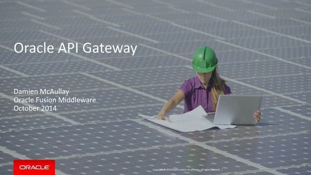 API Gateway - OFM Canberra October 2014