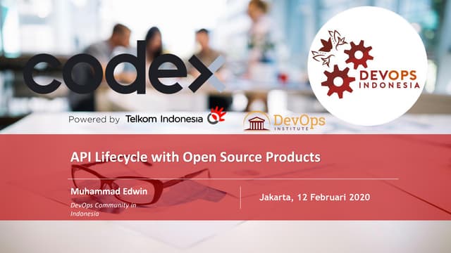 Api Lifecycle Operation with Open Source Products