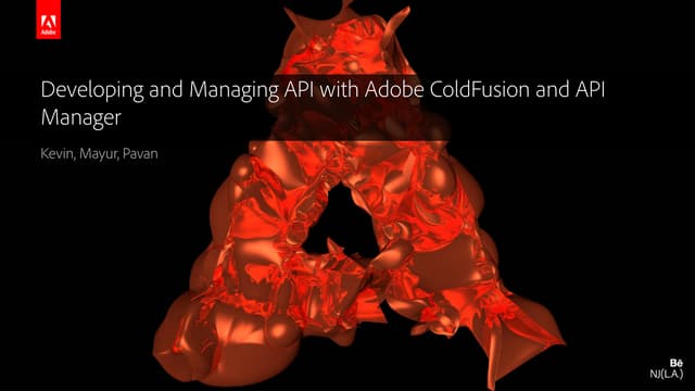 Api manager preconference
