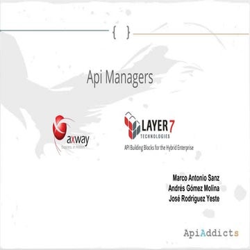 Api managers