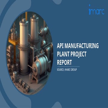 API Manufacturing Plant Project Report .pptx