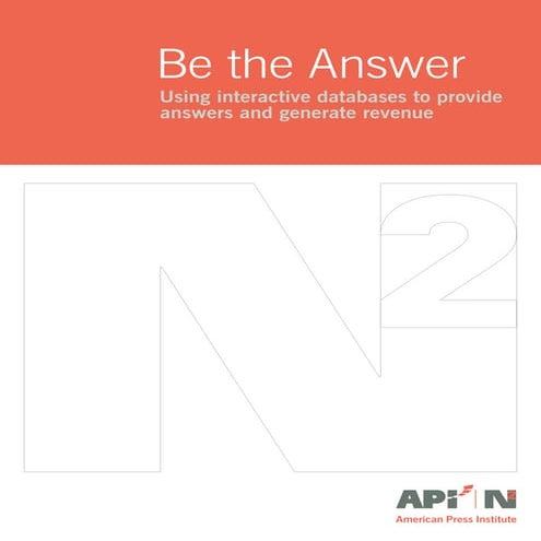 Be the Answer: Using interactive databases to answer questions and generate r...