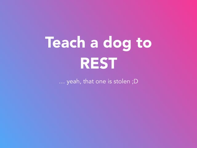 Introduction to RESTful API Designs