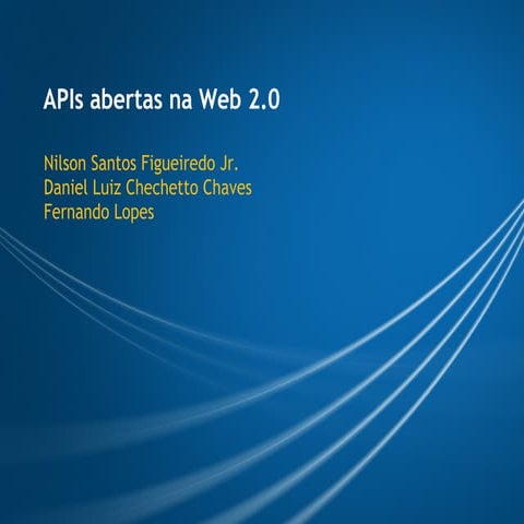 API's Abertas Na Web 2 0
